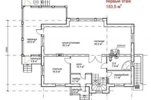 В продаже 2х этажный дом без отделки в коттеджном поселке Медвежье Озеро